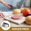 Pressa per pancetta, pressa per griglia resistente, pressa per hamburger domestica, gadget da cucina 5