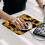 Τετράγωνο Mousepad με μοτίβο ηλίανθου Panda, ύφασμα Mousepad υπολογιστή με βάση από 7