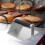 Pressa per pancetta, pressa per griglia resistente, pressa per hamburger domestica, gadget da cucina 3