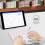 Teclado Bluetooth portátil com touchpad, mini teclado ultrafino e recarregável compatível com iPad Pro/iOS/Android (rosa) 4