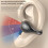 Αθλητικά ακουστικά Bluetooth Jacenvly με μικρόφωνο, ασύρματα ακουστικά τύπου κλιπ, 8