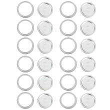 12 Sets Mason Jars 70mm Regular Mouth Rings Set Auslaufsichere Ringe und Bänder