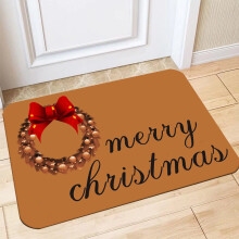 Weihnachts-Fußmatte für draußen, für die Haustür, festliche Weihnachtsdekoration, Fußmatte für Eingangsbereich, Schlafzimmer, rutschfeste