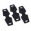 100 etichette per collane, orecchini e bracciali (nere) 1