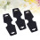 100 etichette per collane, orecchini e bracciali (nere) 6
