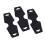 100 etichette per collane, orecchini e bracciali (nere) 2