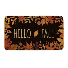 Herbstliche Fußmatte mit Thanksgiving-Motiv, passend zur Herbstdekoration, rutschfester Teppich für den Eingangsbereich, Fußmatte mit