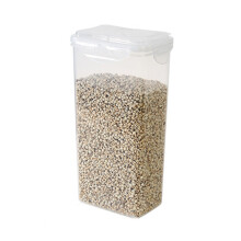 Recipientes plásticos extragrandes e herméticos com tampas para armazenamento de alimentos, livres de BPA, ideais para farinha, açúcar e