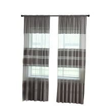 Cortinas Tarmeek Semitransparentes com Estampa de Folhas para Sala de Estar, Quarto, Cozinha e Varanda - Painéis Longos, Conjunto para Janelas