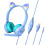 Jacenvly2024Νέα ακουστικά Luminous Ear Headset Ενδώτια στερεοφωνικά ακουστικά Ακουστικά για 2