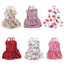 Rochie cu buline pentru animale de companie, haine pentru câini, pisici, bretele, îmbrăcăminte dulce, câini mici, Chihuahua, vară, respirabil,