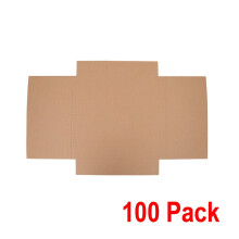 100-pakning vinylplater LP-forsendelsesbokser plateforsendelsesbokser albumpapir 12,5"