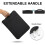 Capa protetora para laptop de 13 polegadas com alça, compatível com MacBook Air/Pro de 13,3 polegadas. 3