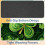Mouse Pad Green Leaves 8,3'' x 9,8'' με αντιολισθητική βάση από καουτσούκ, συμβατό με φορητούς 4