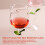 Ποτήρια κρασιού Fmxomd Creative Rose Wine 280ml Κρυστάλλινα ποτήρια κόκκινου κρασιού, ποτήρι 4