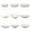 XunW Creative Fruit Bowl Home Organizer Σιδερένιος Χρυσός Καθαρός και Υγιεινός Ανθεκτικός Δίσκος 8