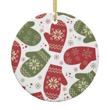 Fröhliche Weihnachten! Weihnachtlicher Hängeschmuck für den Weihnachtsbaum – Festliche Keramik-Hängedekorationen – Geschenkideen für
