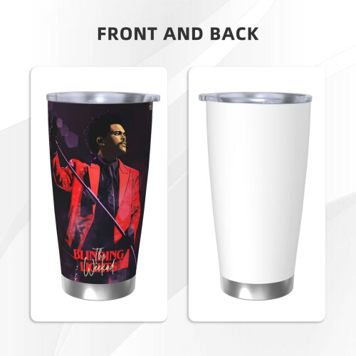Το ποτήρι Weeknd20oz, κούπα ταξιδιού καφέ από ανοξείδωτο ατσάλι με μόνωση κενού, κούπα 2