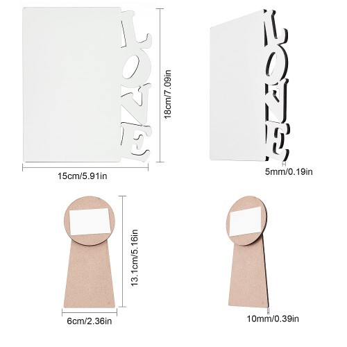 1 σετ κορνίζα φωτογραφιών από MDF με εξάχνωση 180x150x5mm, συμβατή με εκτύπωση 1