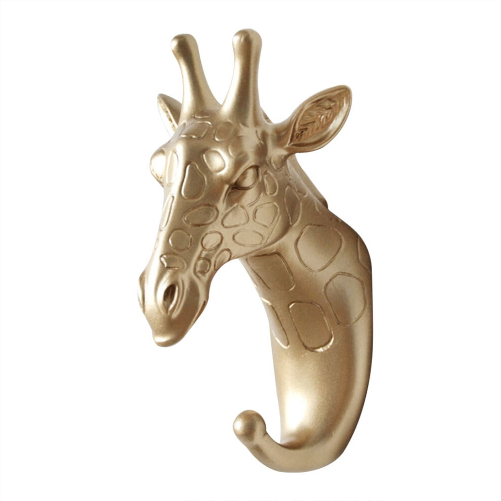 Wall Decoration Home Accessories Living Room Hanger Resin Animal Wall Hanger Key Kitchen Coat Clothes Towel Hooks Handbag Holder Gold Giraffe 9004841145983
