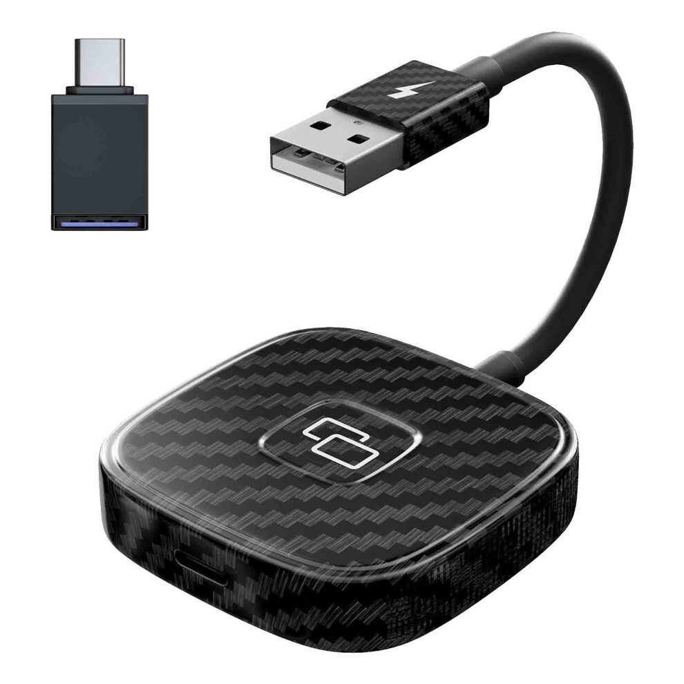 Summer Savings Clearance Items Home Deals! Zeceouar Wireless Adapter Plug And Play Converts Wired To Wireless Wired To Wireless For Cars From 2015 9004841146065