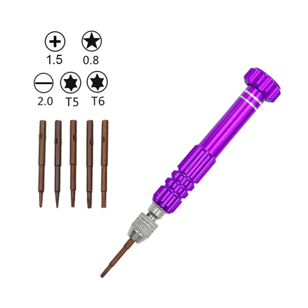 5-In-1 Eyelash Screwdriver Set, S2 Steel Magnetic Kit For Eyeglasses, Sunglasses, Electronics, Cellphone, Jewelry 9004841146409