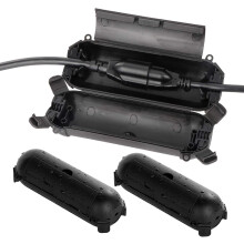 [3 Pack] Outdoor Extension Cord Safety Cover with Waterproof Seal, Weatherproof Electrical Connection Box to