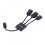 Καλώδιο φόρτισης OTG υψηλής ποιότητας Prettyyui 15cm USB τύπου C3.1 αρσενικό σε τρία USB 2.0 6
