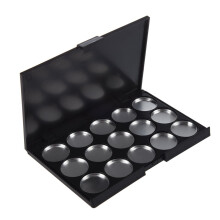 Empty 15 Pan Eyeshadow Palette with Aluminum Pans, Custom Shade Creation and TravelFriendly