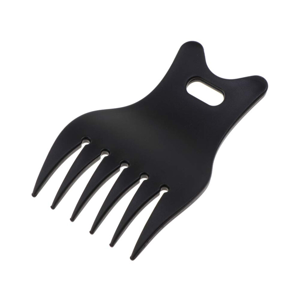 Unisex Black Wide Tooth Comb For Curly Hair, Antistatic Detangling Comb For Thick Afro Hair,