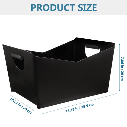 WeiWei Plastic V-Shaped Ice Bucket with Handles for Parties and Drinks 2