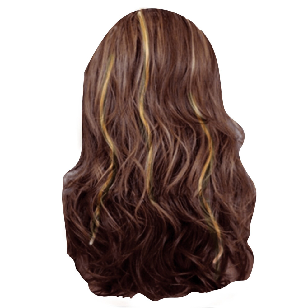 YHAIOGS Short Curly Lace Front Wigs Women's Heat Hair Blonde Long Curly Full Wig