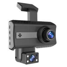 Cámara de salpicadero Komiseup inalámbrica delantera y trasera, DVR FHD 1080P, cámara para coche IPS de 3,0", gran angular de 170, sensor G,