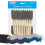 Conjunto de 20 pincéis de espuma com cabo de madeira de 5 cm (2 polegadas) da US Art Supply - Leves e duráveis. 5