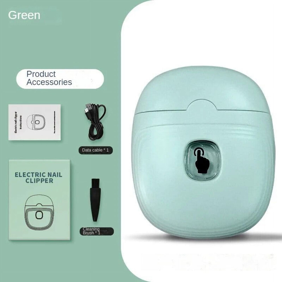 Light Automatic Electric Nail Clippers Usb Rechargeable Nail Trimmer Grinder Clipper Cutter Polishing Tools With For Baby Adult