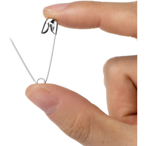 Gealach 50-Pack Large Safety Pins, Rust Resistant 2