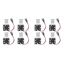 8 szt. bezszczotkowego wentylatora chłodzącego procesora, radiatora 3.3V 5V do Raspberry Pi4, Pi3B+, Pi3, Pi2, Pi1B+