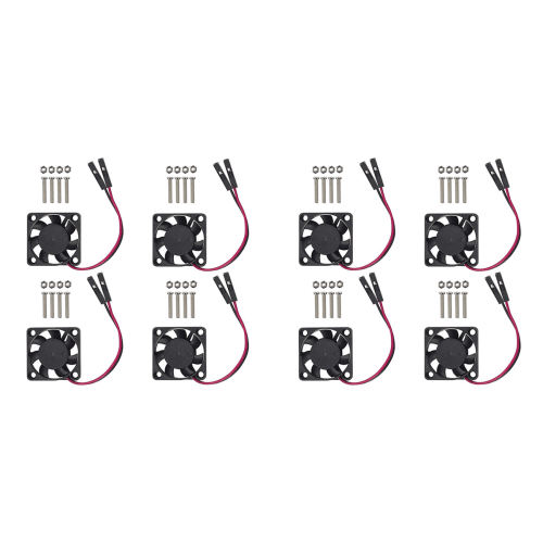 8 bpíosa lucht leanúna fuaraithe LAP gan scuab, radaitheoir fuaraithe teasa 3.3V5V do Raspberry Pi4Pi3B+, Pi3, Pi2, Pi1B+