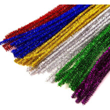 50 limpadores de cachimbo com glitter - enfeites de Natal para artesanato - 300 mm x 6 mm
