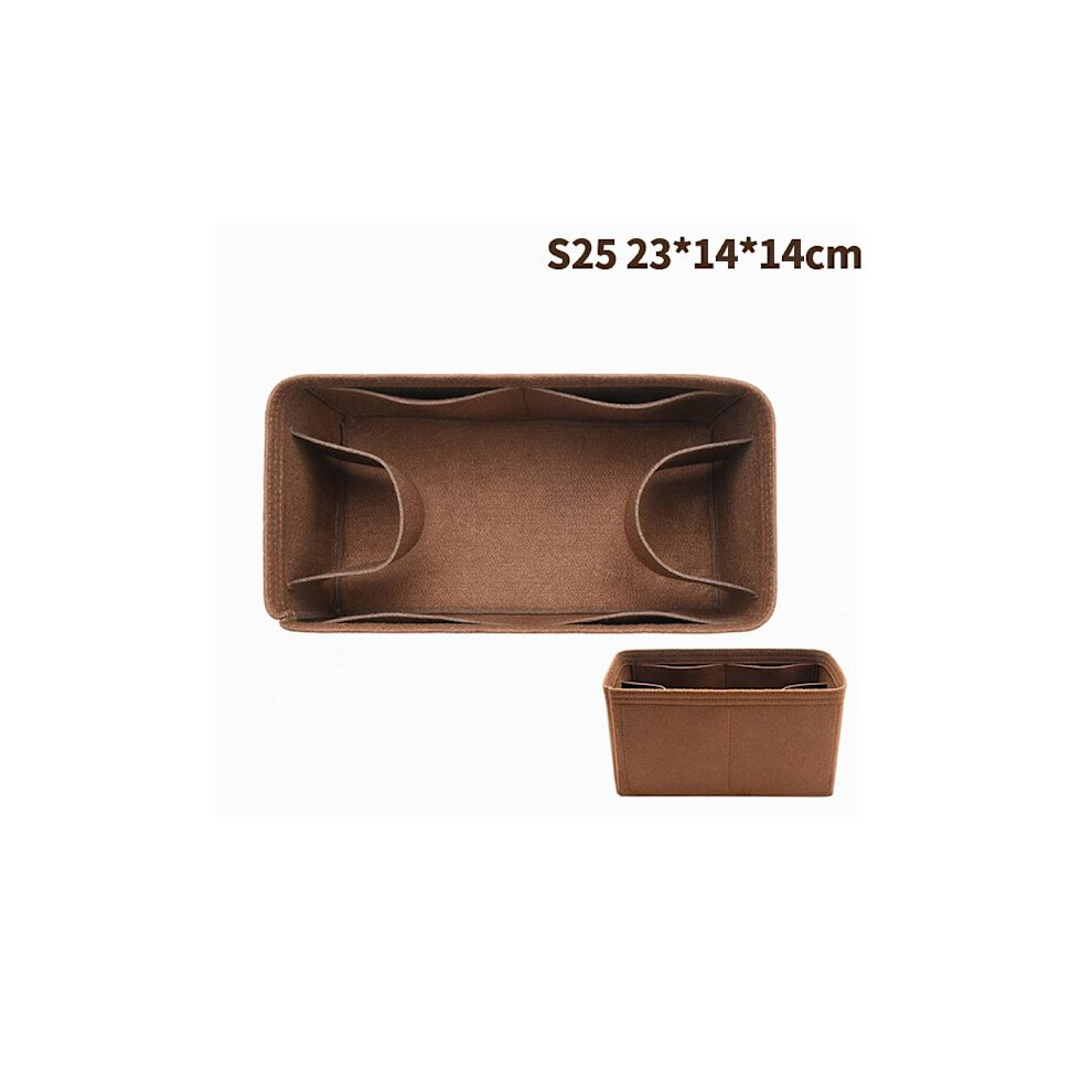 Makeup Organizer Bag Insert 25 30 35 Handbag Storage Bag Coffe Stylea S 9340258067518
