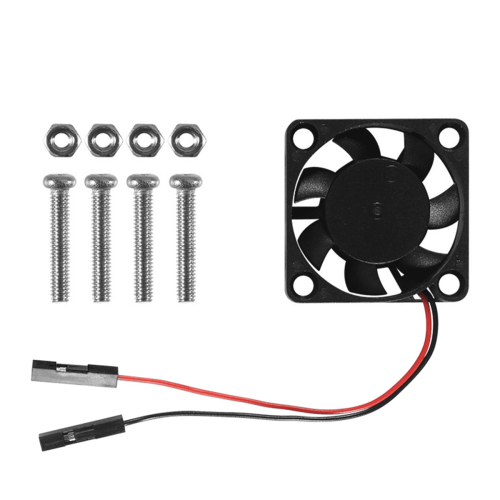 8 bpíosa lucht leanúna fuaraithe LAP gan scuab, radaitheoir fuaraithe teasa 3.3V5V do Raspberry Pi4Pi3B+, Pi3, Pi2, Pi1B+ 2