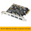 Κάρτα επέκτασης PCIE X4ASM3142 3A2C10G USB3.1Control Κάρτα μετατροπής υψηλής ταχύτητας για 1