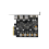 Κάρτα επέκτασης PCIE X4ASM3142 3A2C10G USB3.1Control Κάρτα μετατροπής υψηλής ταχύτητας για 3