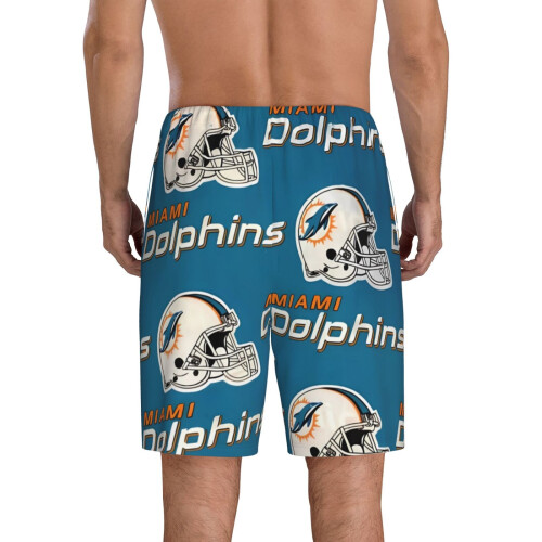 Ανδρικό κοντό παντελόνι πιτζάμας Dolphins με αθλητικό μανίκι με το λογότυπο της 2