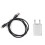 Συμβατό με τον φορτιστή Samsung S20S21 USB-C2M - Πολύ μακρύς + φορτιστής τοίχου 2 μέτρα + USB 1