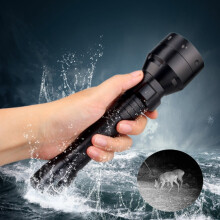 Lanternă de vânătoare YiFudd cu infraroșu cu rază lungă de acțiune, 10W IR850nm T50LED, cu vedere nocturnă, 18650