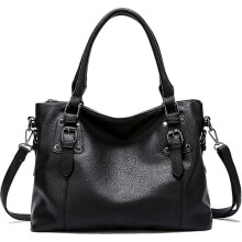 Bolsos de mano para mujer de piel suave, estilo retro vintage, de diseñador, con asa superior, estilo casual, con bolsillo, tipo tote y bandolera,