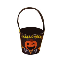 Halloween-Süßigkeitentüten für Kinder, tragbare Geschenktüten mit großem Fassungsvermögen und Griff, ideal für Halloween-Partys.