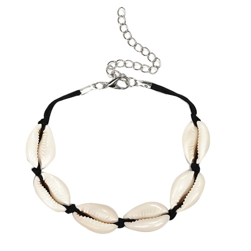 Βοημικό Cowrie Shell Charm Υφαντό Βραχιόλι Γυναικείο Ρυθμιζόμενο Βραχιόλι Δώρο
