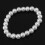 Conjunto de 2 Pulseiras Elásticas com Pérolas Sintéticas Brancas para Mulheres 6